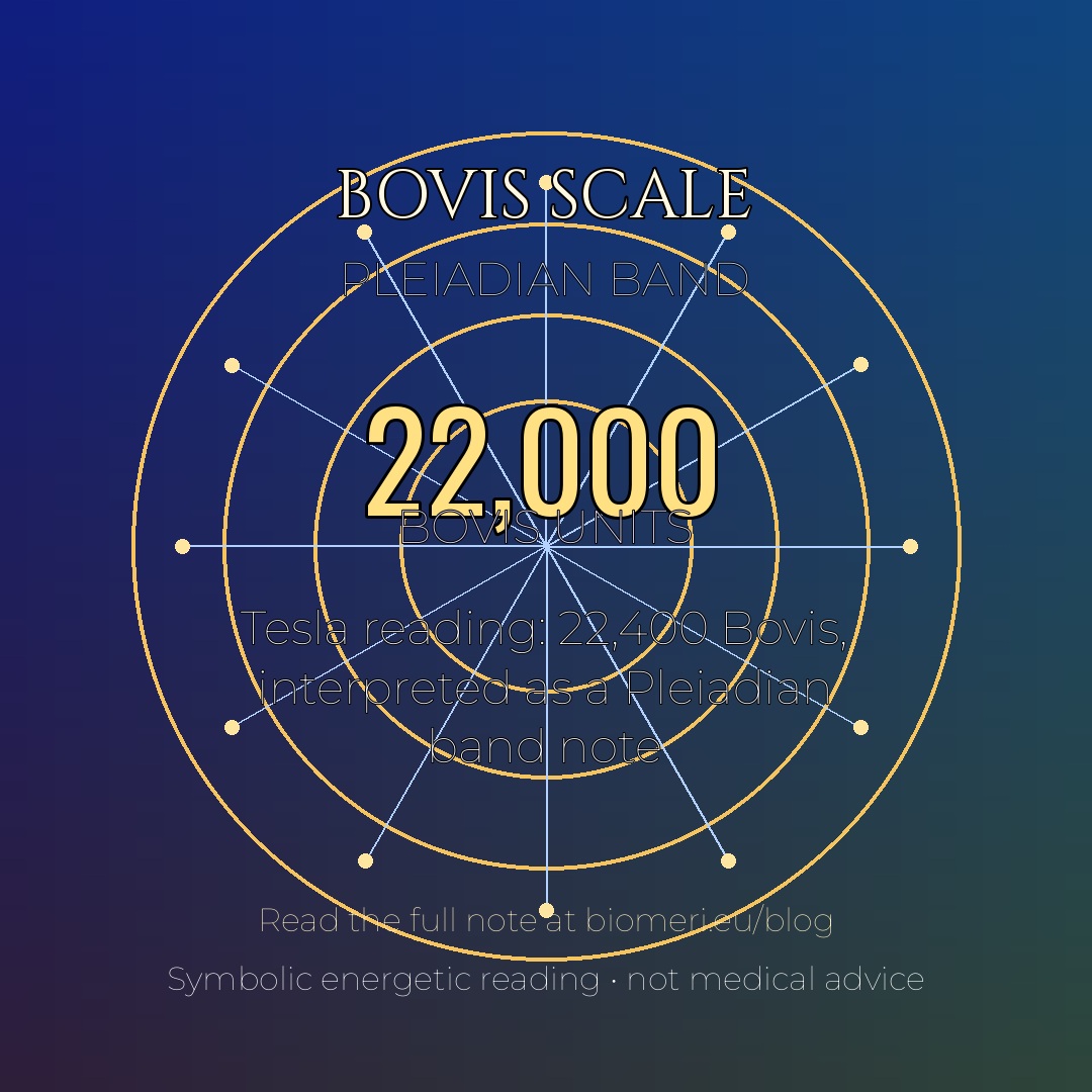 Bovis 22,000: Pleiadian band Symbolism